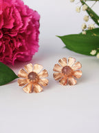 Daisy Statement Stud Earrings — Select Your Color