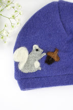 Squirrel Cashmere Hat - Baby — Select Your Color