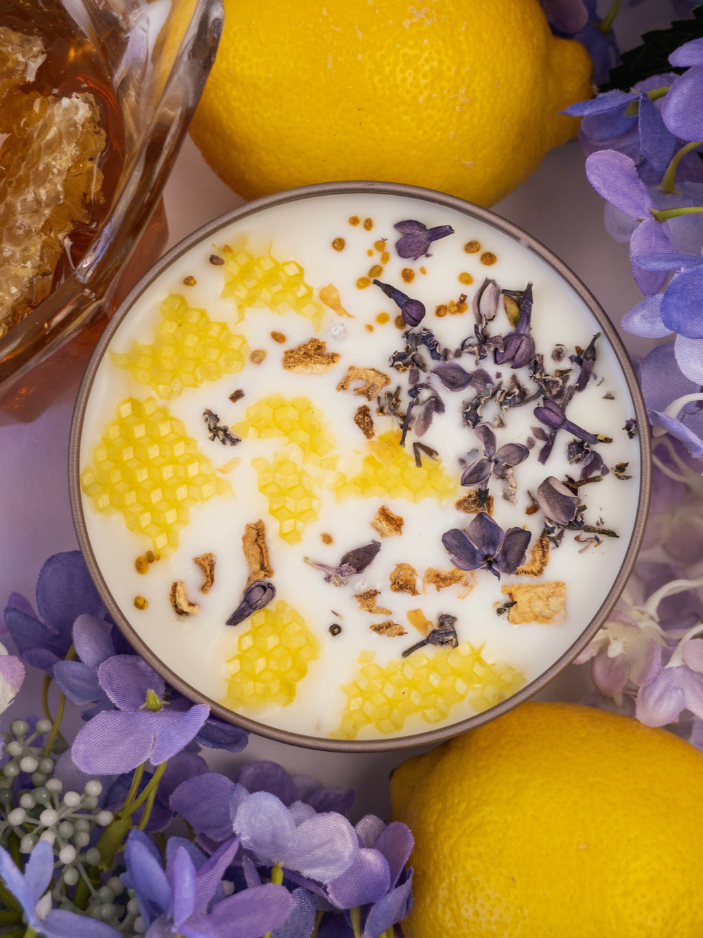 NECTAR Lilac Lemon Honey Candle — Select Your Size
