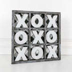 Handmade Gingham XOXO Wooden Game — Select Your Size