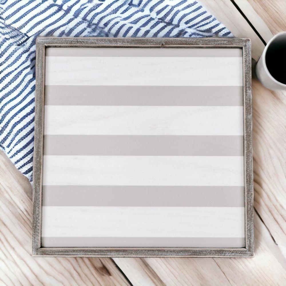 15" Square Wooden Everything Tray