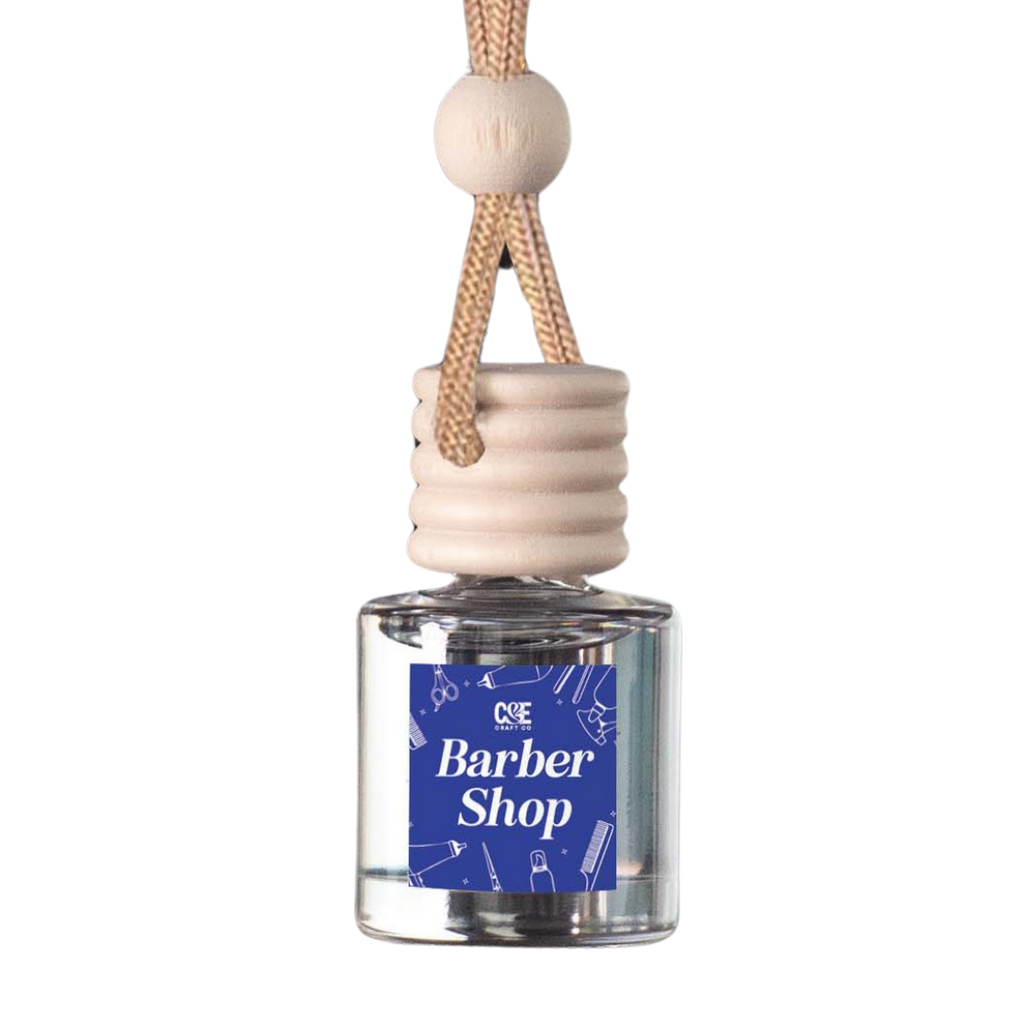 Barber Shop Scented Hanging Refillable Car Freshener Diffuser