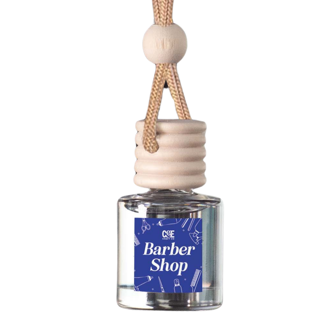 Barber Shop Scented Hanging Refillable Car Freshener Diffuser