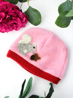 Squirrel Cashmere Hat - Newborn — Select Your Color