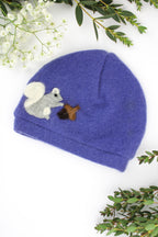 Squirrel Cashmere Hat - Baby — Select Your Color