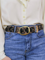 Sombra Rosa Embroidered Belt