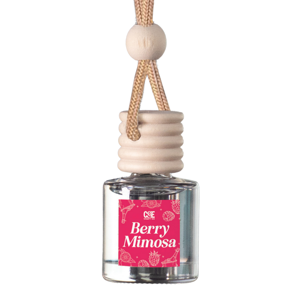 Berry Mimosa Scented Hanging Refillable Car Freshener Diffuser