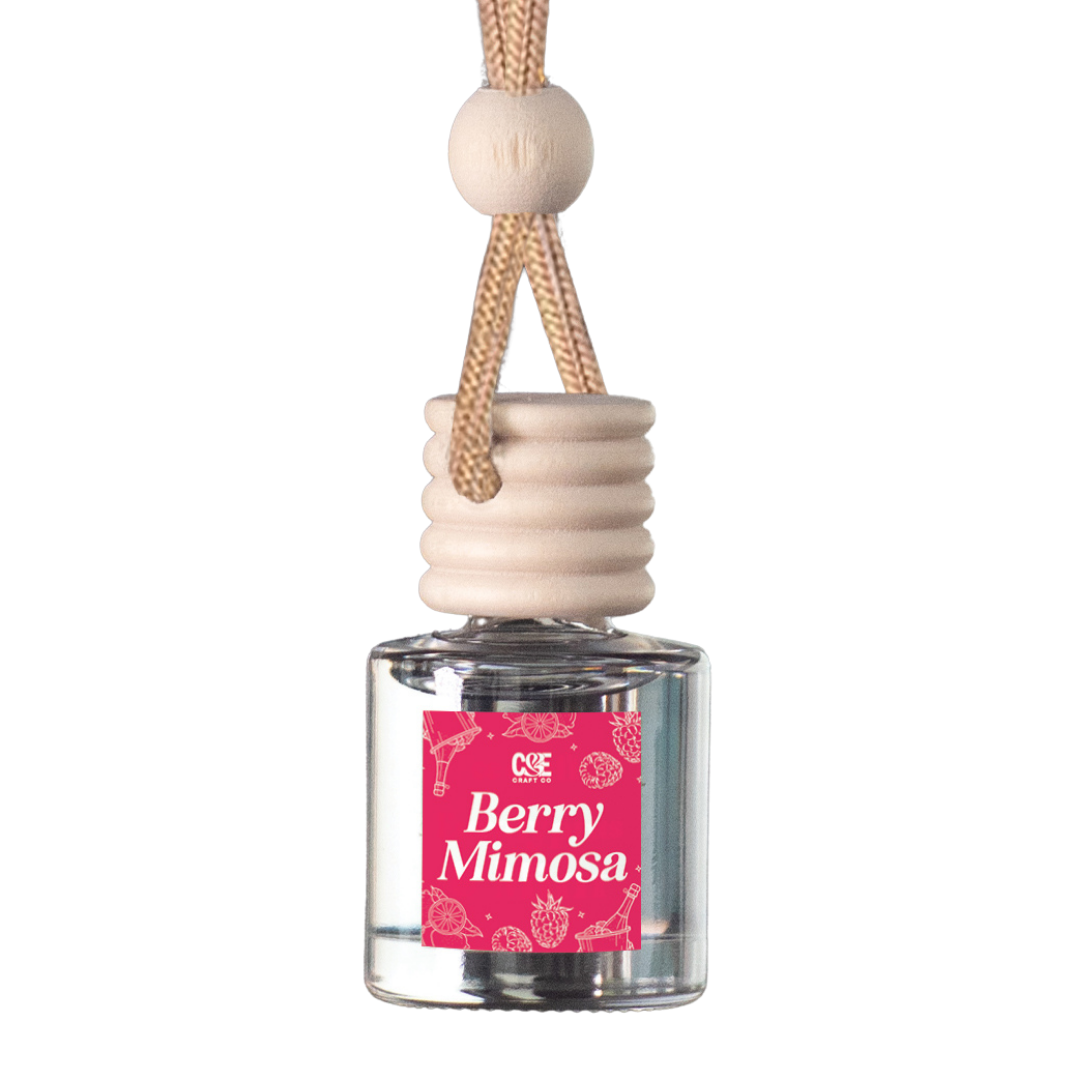 Berry Mimosa Scented Hanging Refillable Car Freshener Diffuser
