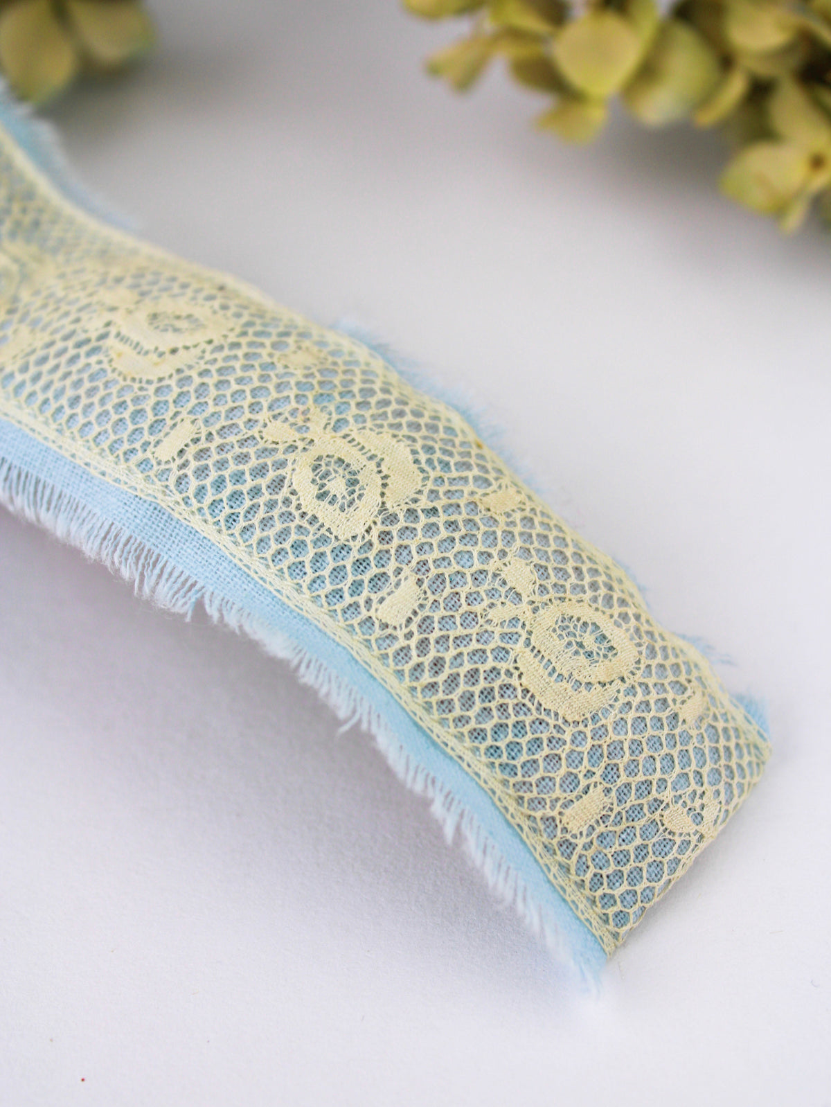 Clara Lace and Linen Hair Clip — Select Your Color