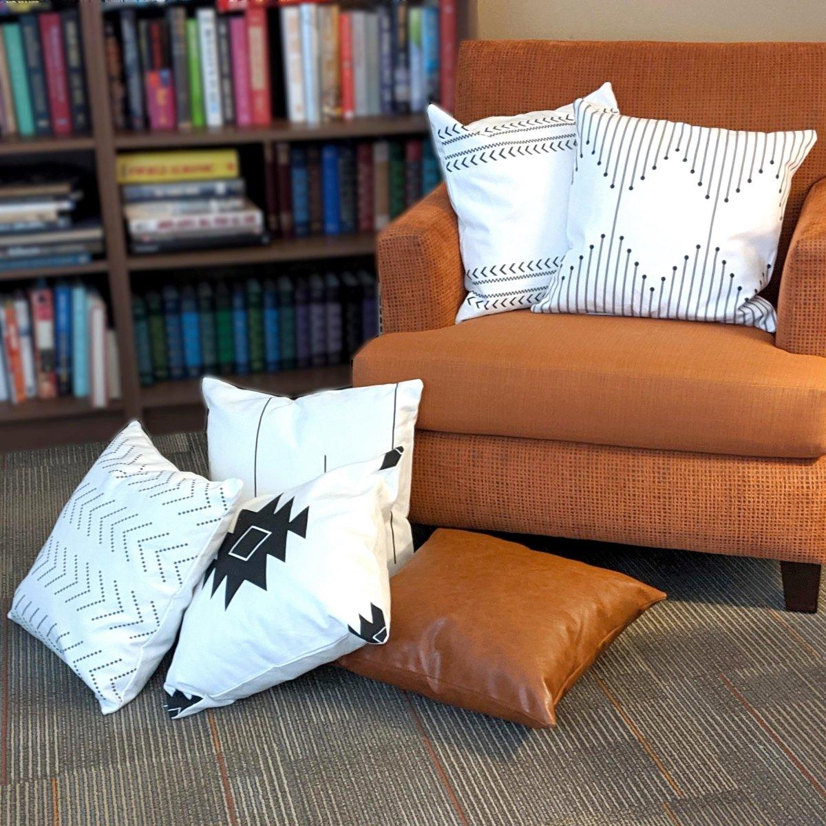 18" Square Amber & Farm Decorative Pillow and/or Cases Set — Select Your Design