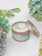 BY THE SEA Hydrangea Sea Salt Candle — Select Your Size