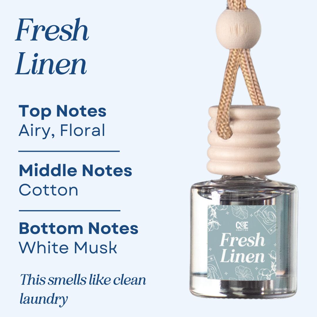 Clean 4 Pack Scented Hanging Refillable Car Freshener Diffusers Bundle