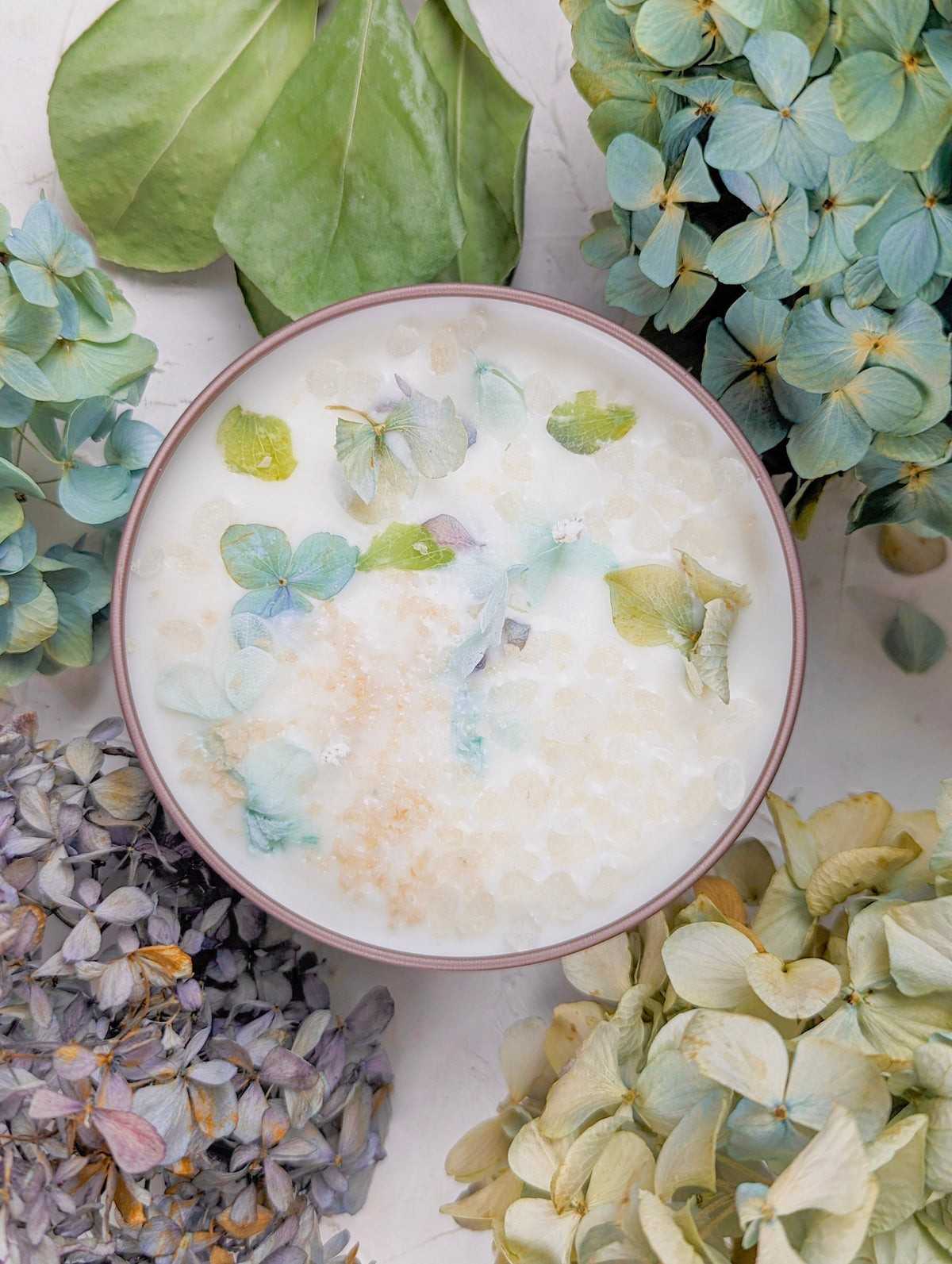 BY THE SEA Hydrangea Sea Salt Candle — Select Your Size