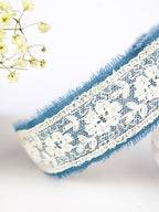 Clara Lace and Linen Headband — Select Your Color