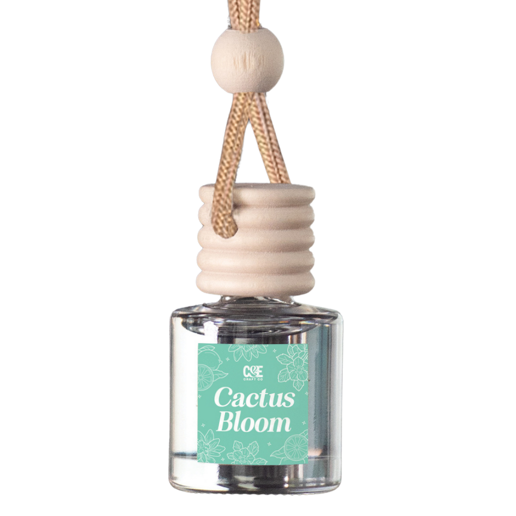 Cactus Bloom Scented Hanging Refillable Car Freshener Diffuser
