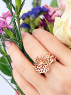 Big Bouquet Filigree Ring — Select Your Color & Size