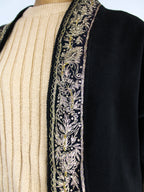 Odessa Short Sleeve Velvet Jacket