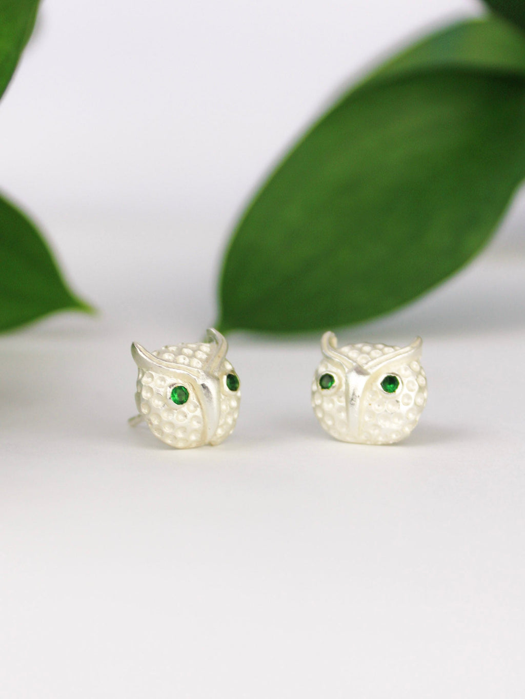 Azia Owl Stud Earrings — Select Your Color