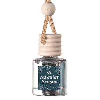 Sweater Season Scented Hanging Refillable Car Freshener Diffuser