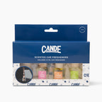 Four-Pack Hanging Refillable Car Freshener Diffusers Bundle — Choose Your Scent Pack