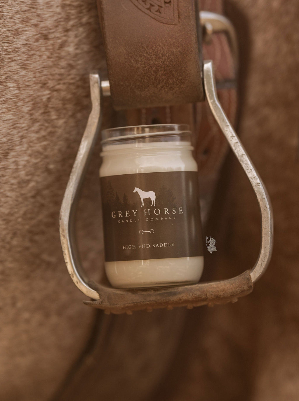 High End Saddle Signature Jar Candle