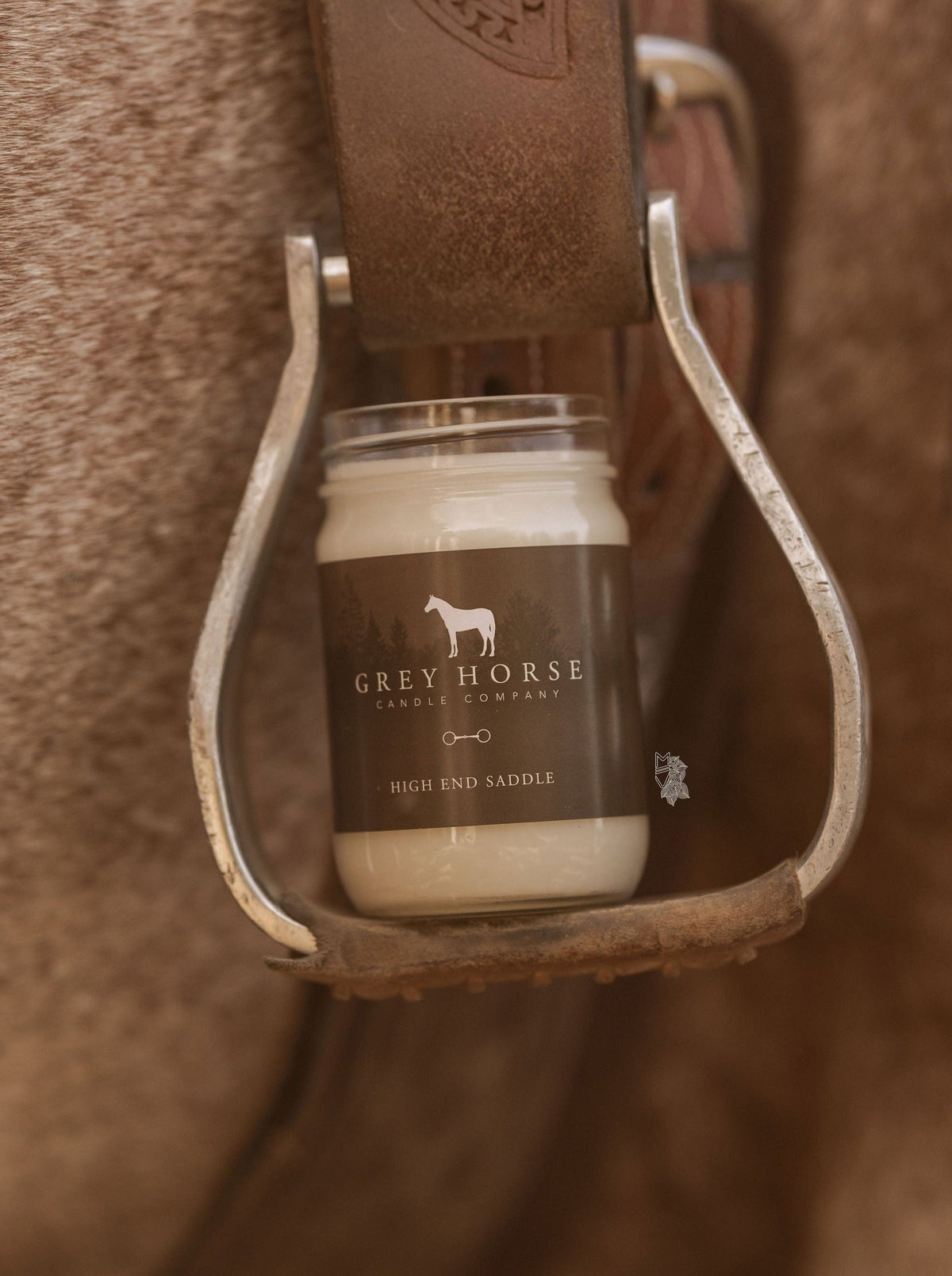 High End Saddle Signature Jar Candle