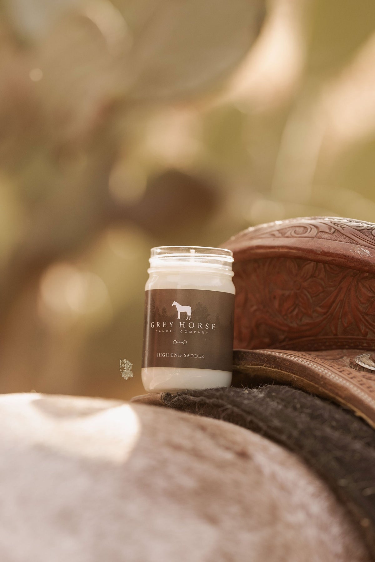 High End Saddle Signature Jar Candle