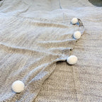 Casablanca Pom Pom Throw Blanket — Select Your Color
