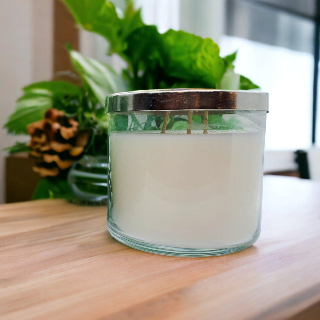 Simplistic Large 3-Wick No Label Candle  — Select Your Scent