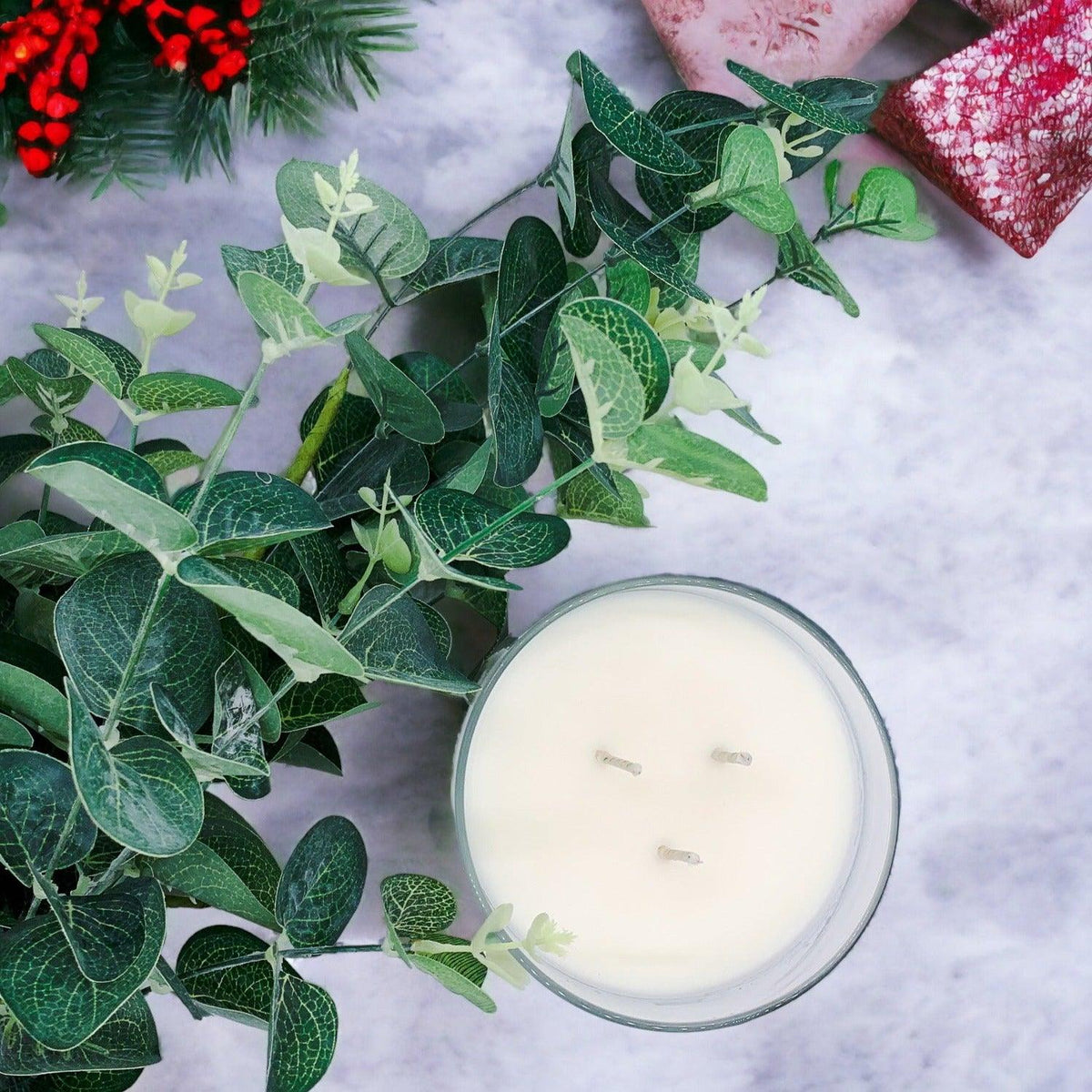 Simplistic Large 3-Wick No Label Candle  — Select Your Scent