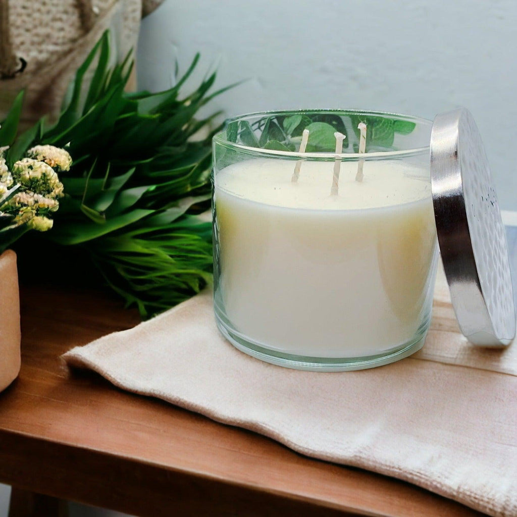 Simplistic Large 3-Wick No Label Candle  — Select Your Scent