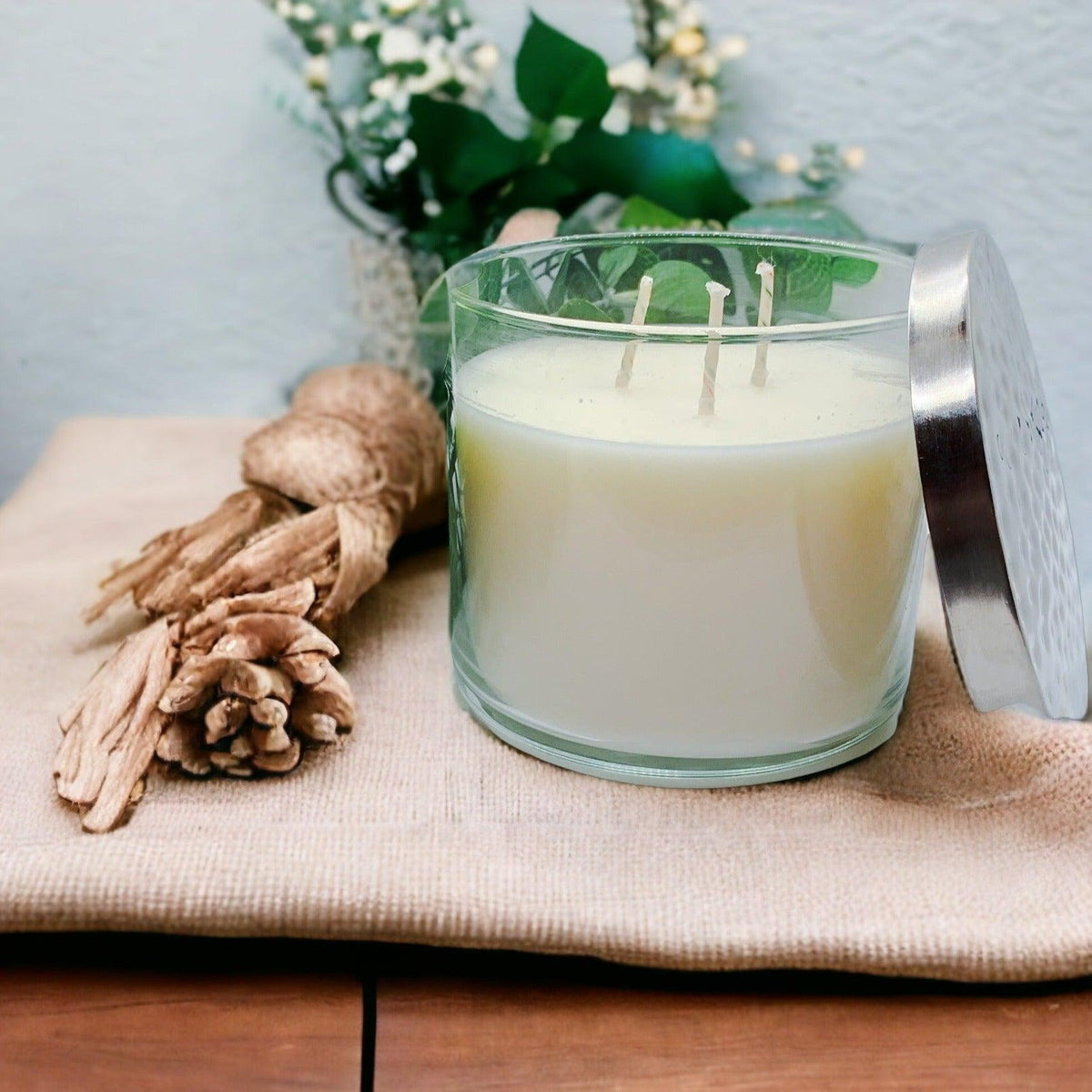 Simplistic Large 3-Wick No Label Candle  — Select Your Scent