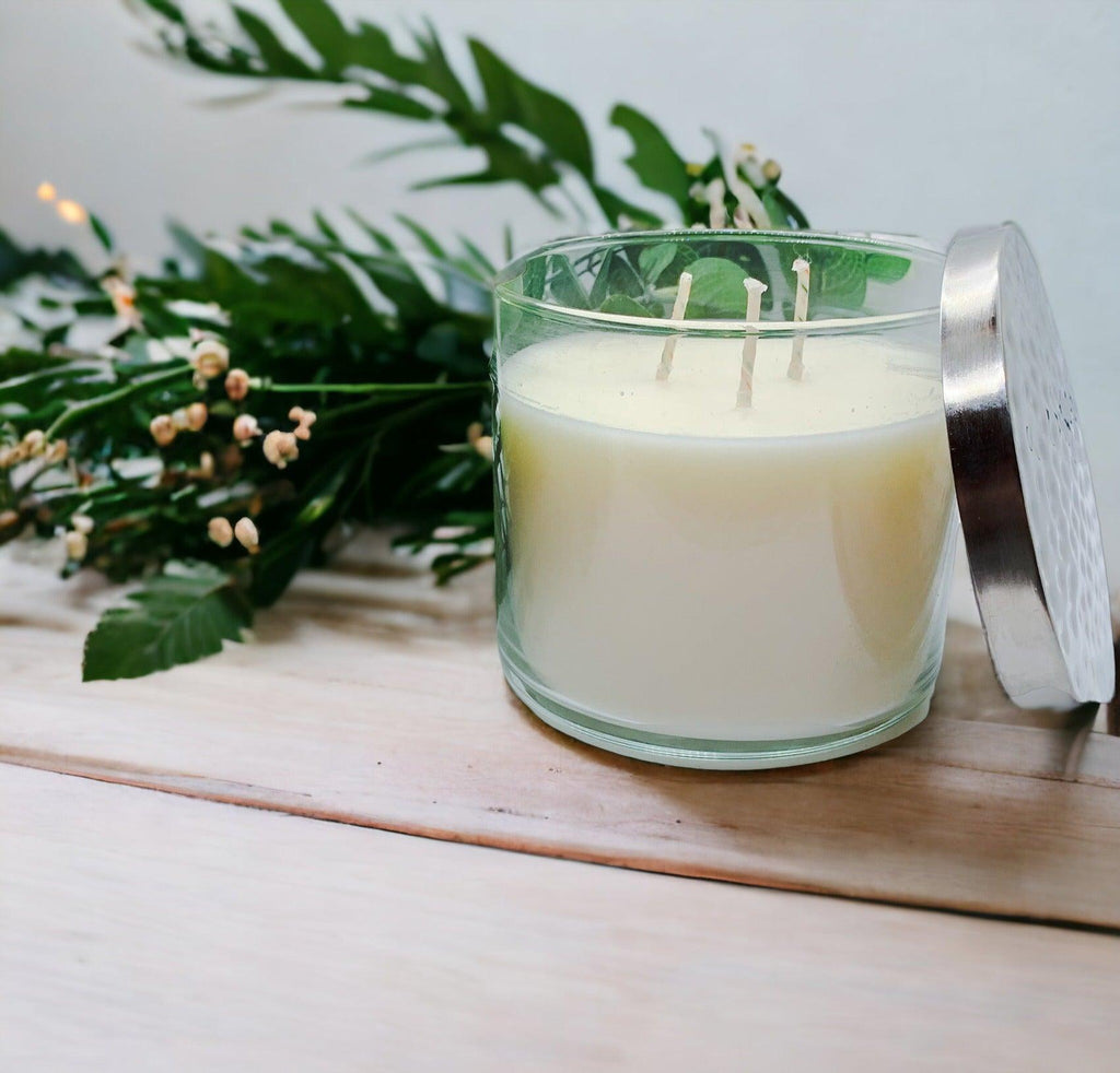 Simplistic Large 3-Wick No Label Candle  — Select Your Scent