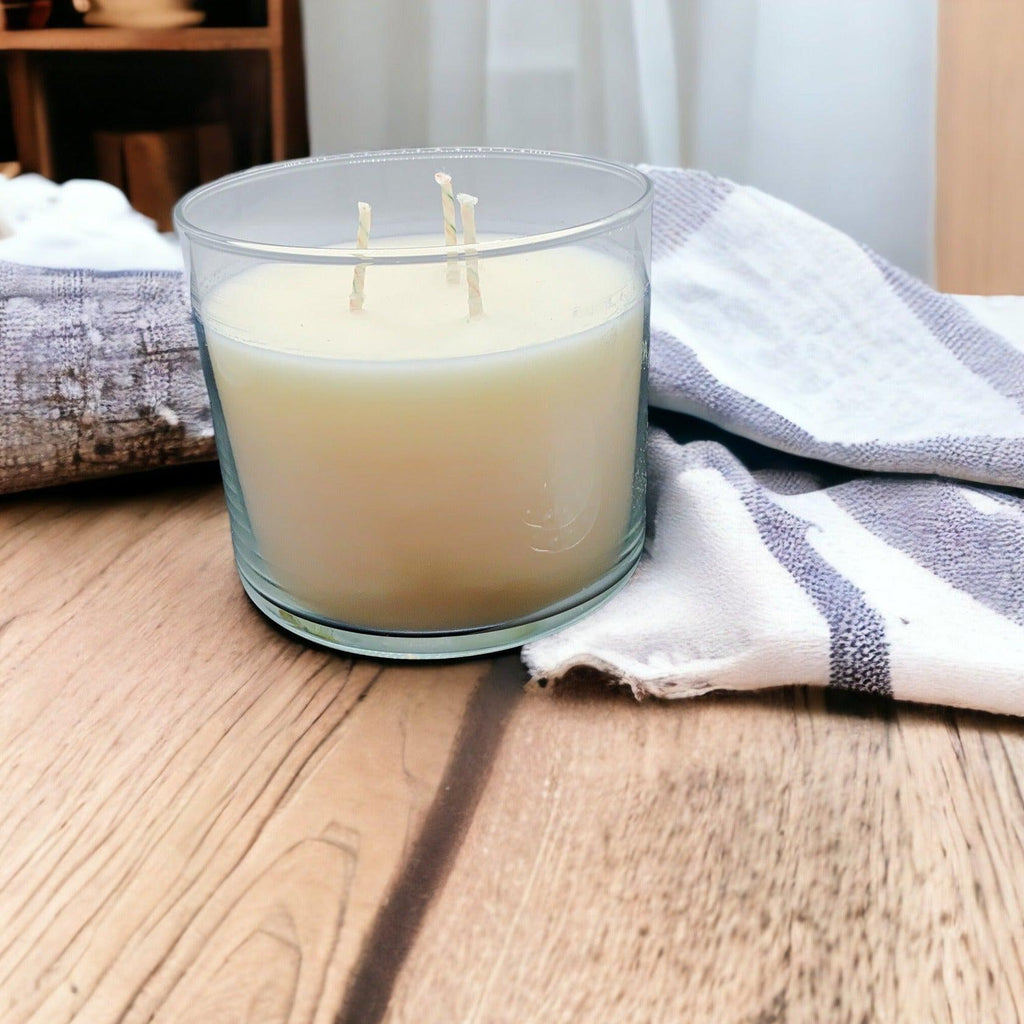 Simplistic Large 3-Wick No Label Candle  — Select Your Scent