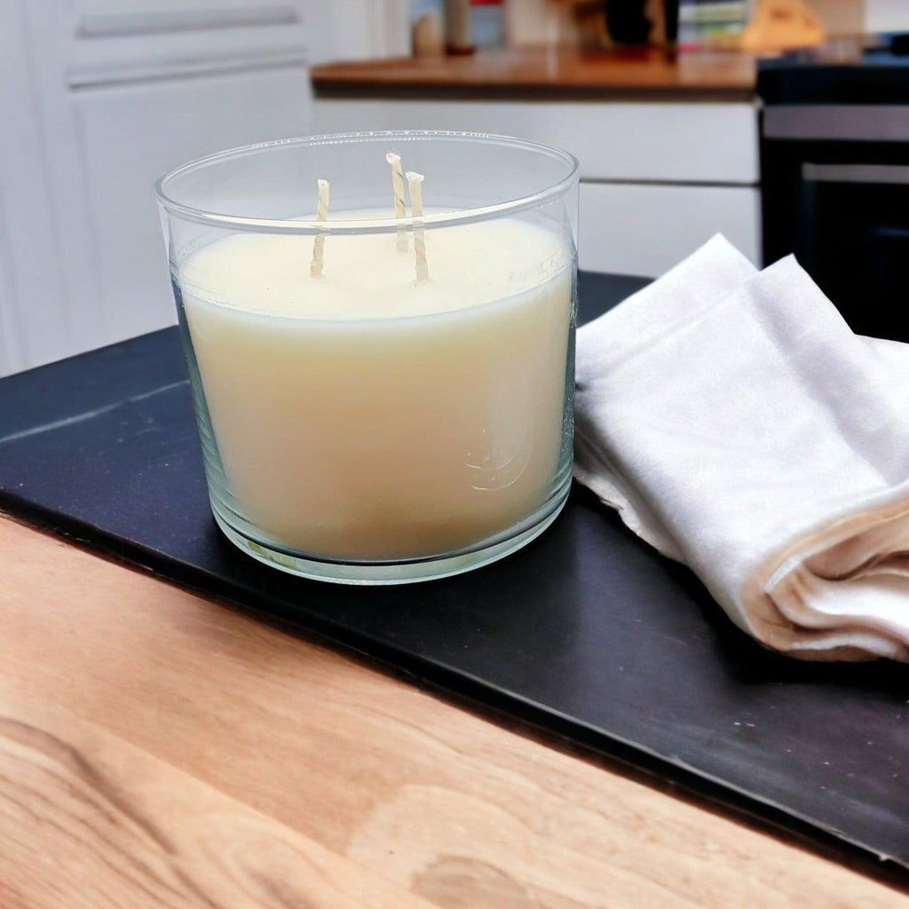 Simplistic Large 3-Wick No Label Candle  — Select Your Scent