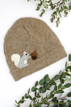 Squirrel Cashmere Hat - Baby — Select Your Color