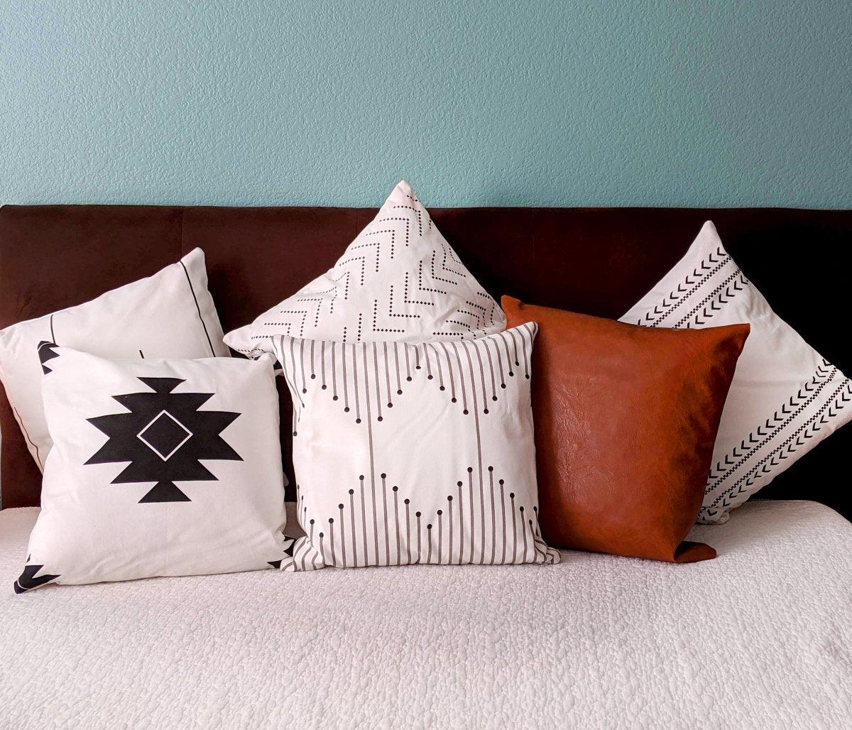 18" Square Amber & Farm Decorative Pillow and/or Cases Set — Select Your Design