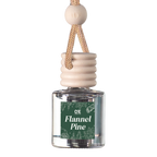 Flannel Pine Scented Hanging Refillable Car Freshener Diffuser