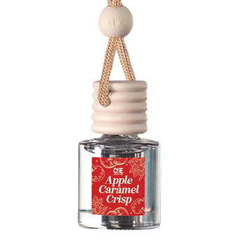Apple Caramel Crisp Scented Hanging Refillable Car Freshener Diffuser