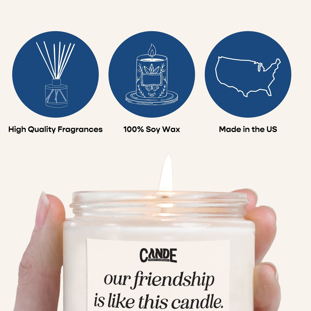 Apple + Mahogany Scented Candle