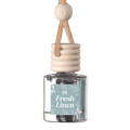Fresh Linen Scented Hanging Refillable Car Freshener Diffuser