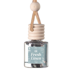 Fresh Linen Scented Hanging Refillable Car Freshener Diffuser