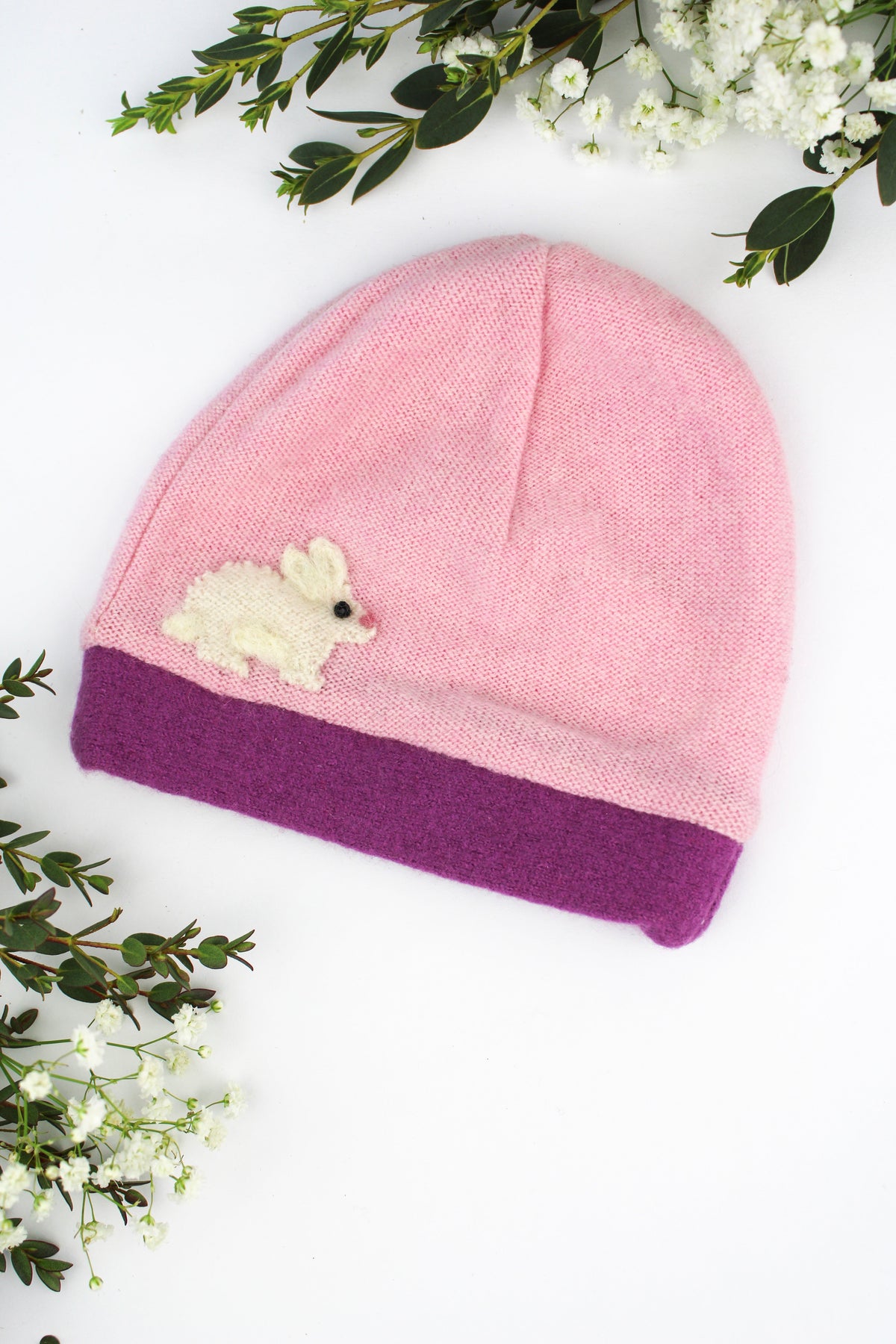 Bunny Cashmere Hat - Baby — Select Your Color