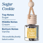 Sugar Cookie Scented Hanging Refillable Car Freshener Diffuser