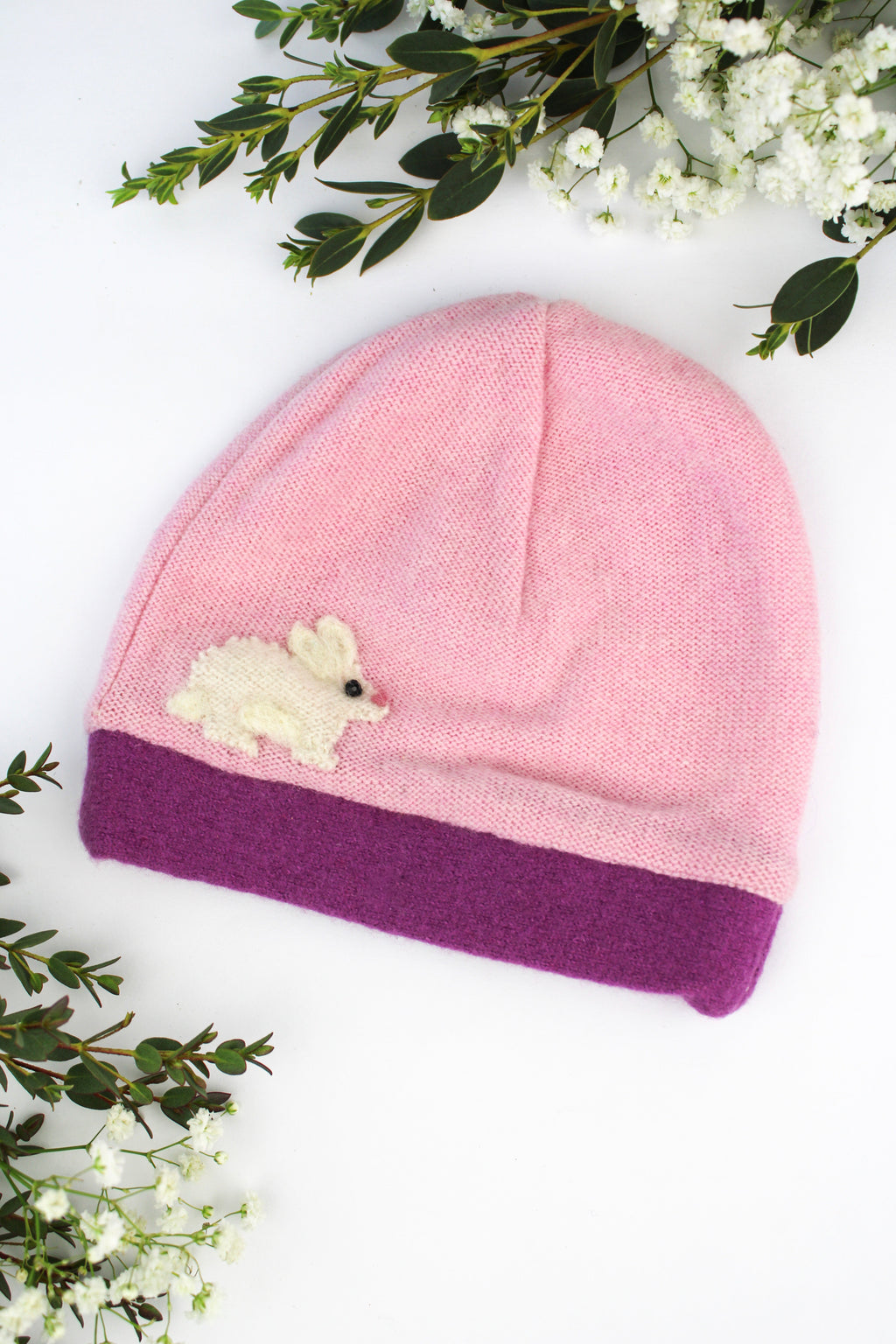 Bunny Cashmere Hat - Baby — Select Your Color