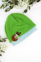 Sleeping Fox Cashmere Hat - Baby — Select Your Color