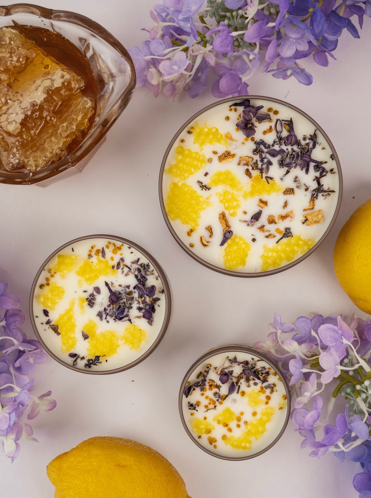NECTAR Lilac Lemon Honey Candle — Select Your Size