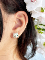 Azia Owl Stud Earrings — Select Your Color