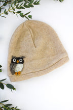 Owl Cashmere Hat - Baby — Select Your Color
