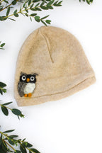 Owl Cashmere Hat - Baby — Select Your Color